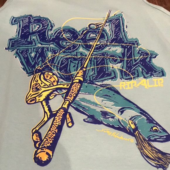 NWT Rip A Lip Sleeveless Tee Medium - Picture 2 of 3